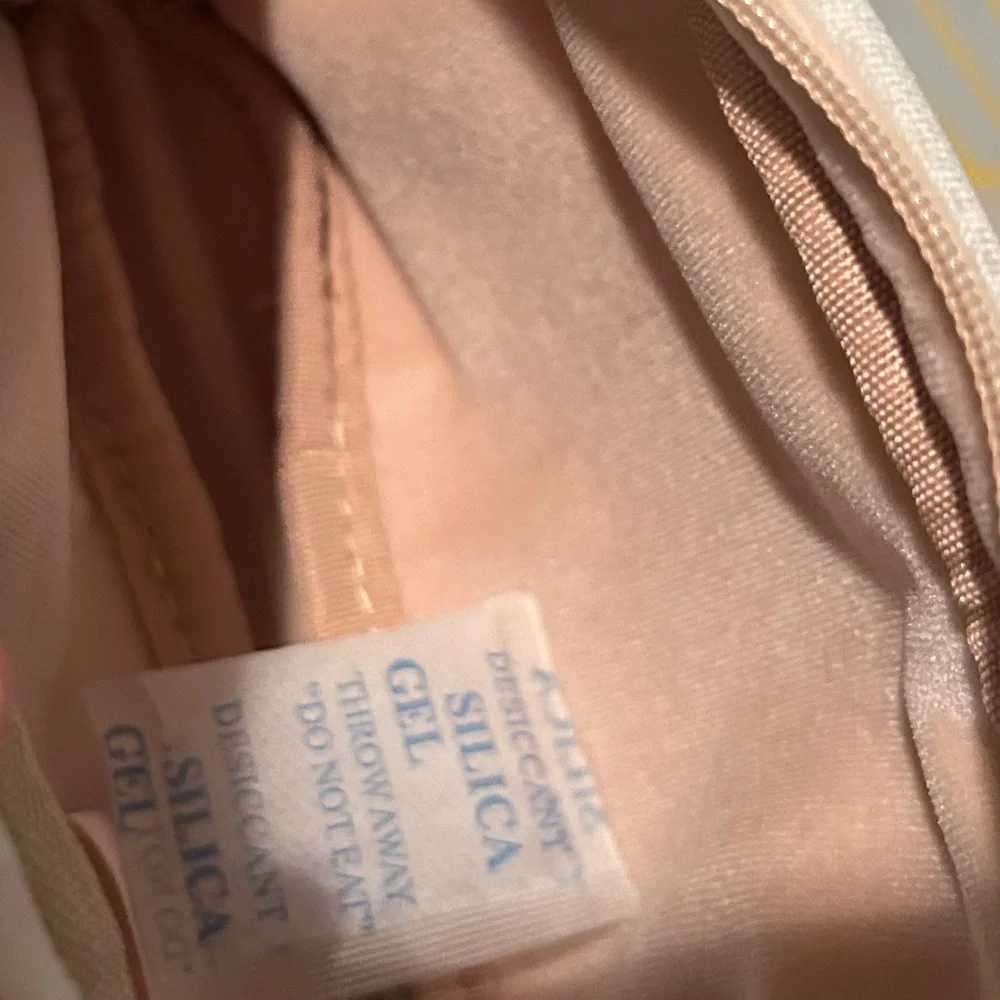 ✨ Valentino Blush Nude Velvet Petite Pochette Wristlet Bag - Authentic NEW - Picture 5 of 6